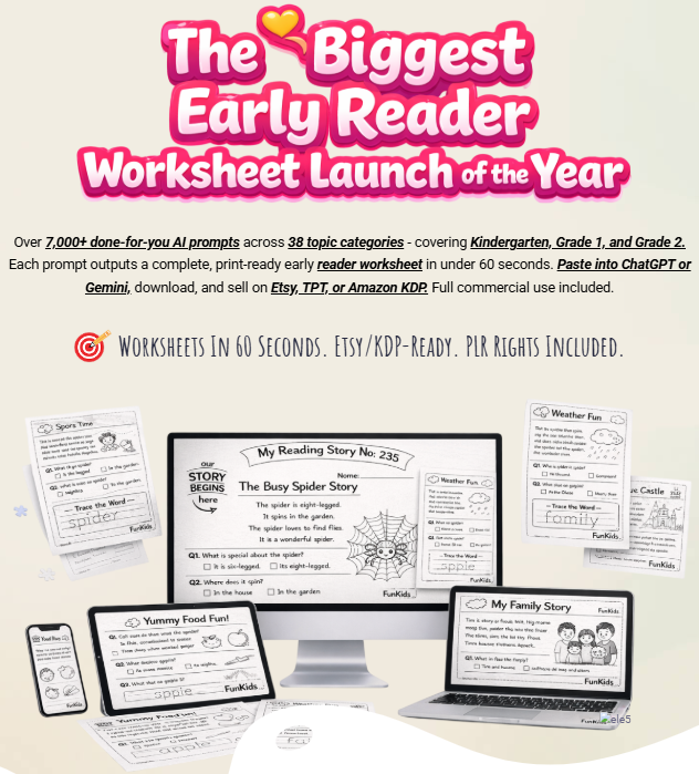 Why should you buy Little Reader Prompt Vault - PLR